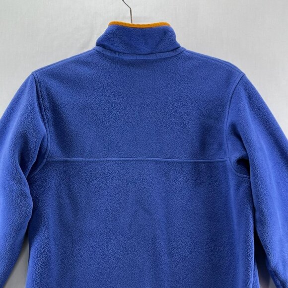 Patagonia Lightweight Synchilla Snap-T Fleece Pullover Women S  Blue Orange Trim - Picture 6 of 11